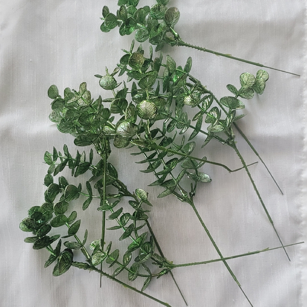 Artificial eucalyptus Greenery Stems leaf spray